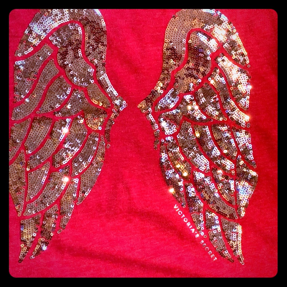 Victoria’s Secret PINK Sparkly Gold Wing Jacket